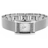  Shop Authentic Guess Nouveau Diamonds Silver Dial Silver Mesh Bracelet Watch for Women - W0127L1 - Luxxuri