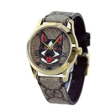  Shop Authentic Gucci G-Timeless Brown Dial Brown Leather Strap Unisex Watch - YA1264057 - Luxxuri