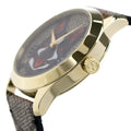  Shop Authentic Gucci G-Timeless Brown Dial Brown Leather Strap Unisex Watch - YA1264057 - Luxxuri