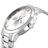  Shop Authentic Gucci G Timeless Silver Dial Silver Steel Strap Watch For Women - YA1264126 - Luxxuri