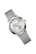  Shop Authentic Calvin Klein Minimal White Dial Silver Mesh Bracelet Watch for Men - K3M22126 - Luxxuri