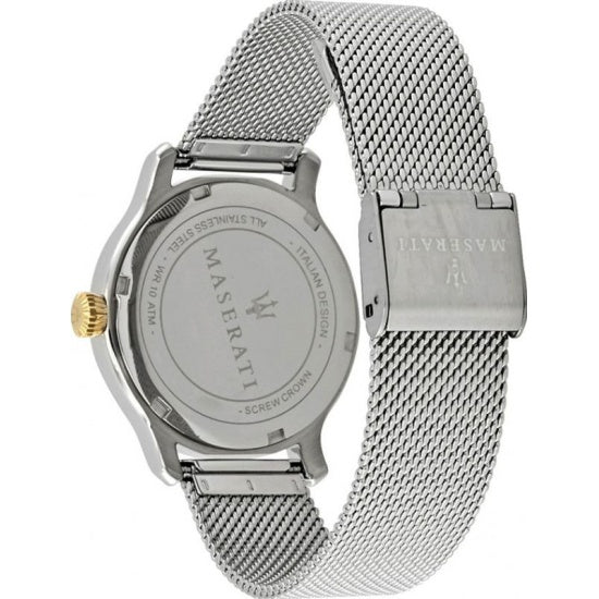  Shop Authentic Maserati Epoca Mother of Pearl Dial Silver Mesh Strap Watch For Women - R8853118504 - Luxxuri