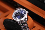  Shop Authentic Guess Luna Diamonds Blue Dial Silver Steel Strap Watch for Women - GW0307L1 - Luxxuri