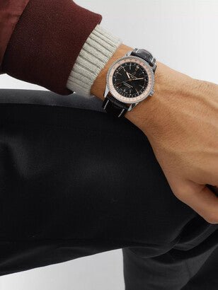  Shop Authentic Breitling Navitimer 1 Automatic 41mm Black Dial Black Leather Strap Mens Watch - A17326211B1P2 - Luxxuri