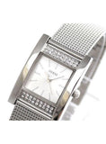  Shop Authentic Guess Nouveau Diamonds Silver Dial Silver Mesh Bracelet Watch for Women - W0127L1 - Luxxuri