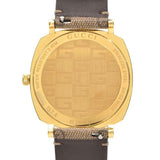  Shop Authentic Gucci Grip Disney Mickey Mouse Gold Dial Brown Leather Strap Watch For Women - YA157420 - Luxxuri