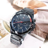  Shop Authentic Tommy Hilfiger Mason Blue Dial Blue Steel Strap Watch for Men - 1791789 - Luxxuri