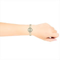 Coach Park Diamonds Silver Dial Gold Steel Strap Watch for Women - 14503171