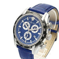  Shop Authentic Versace V-Ray Chronograph Quartz Blue Dial Blue Leather Strap Watch for Men - VE2I00721 - Luxxuri