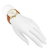  Shop Authentic Michael Kors Pyper Quartz Silver Dial Brown Leather Watch For Women - MK2740 - Luxxuri
