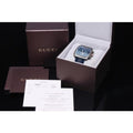  Shop Authentic Gucci Coupe Chronograph Blue Dial Two Tone NATO Strap Watch for Men - YA131203 - Luxxuri