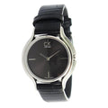  Shop Authentic Calvin Klein Skirt Black Dial Black Leather Strap Watch for Women  - K2U231C1 - Luxxuri