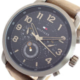  Shop Authentic Tommy Hilfiger Briggs Chronograph Black Dial Brown Leather Strap Watch for Men - 1791425 - Luxxuri