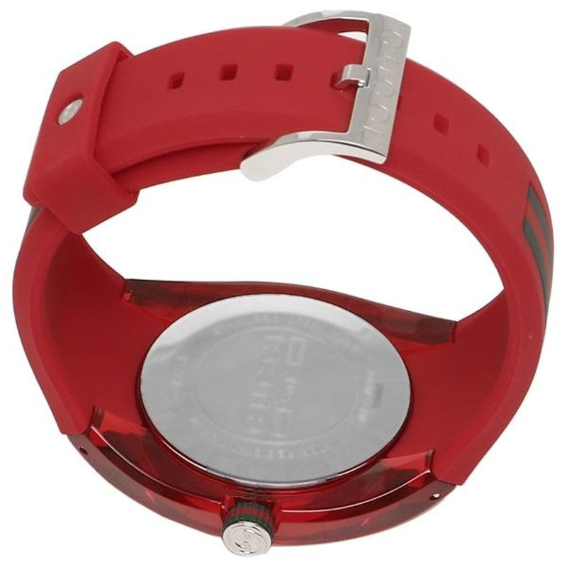 Shop Authentic Gucci Sync XXL Quartz Red Dial Red Rubber Strap Unisex Watch -  YA137103 - Luxxuri