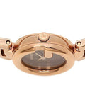  Shop Authentic Gucci Guccissima Collection Quartz Black Dial Rose Gold Steel Strap Watch For Women - YA134509 - Luxxuri