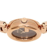 Shop Authentic Gucci Guccissima Collection Quartz Black Dial Rose Gold Steel Strap Watch For Women - YA134509 - Luxxuri