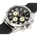  Shop Authentic Tommy Hilfiger Sport Chronograph Black Dial Black Leather Strap Watch for Men - 1791050 - Luxxuri