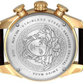  Shop Authentic Versace V-Ray Chronograph Quartz Black Dial Brown Leather Strap Watch For Men - VEDB00318 - Luxxuri