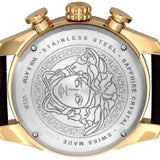  Shop Authentic Versace V-Ray Chronograph Quartz Black Dial Brown Leather Strap Watch For Men - VEDB00318 - Luxxuri