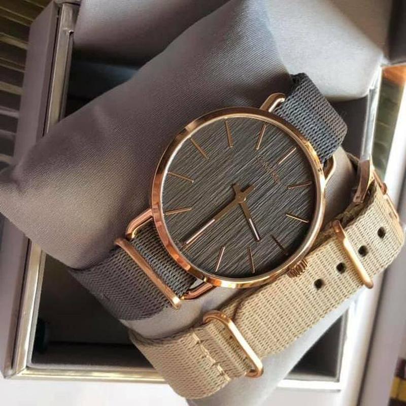  Shop Authentic Calvin Klein Even Grey Dial Grey NATO Strap Watch for Men - K7B216P3 - Luxxuri