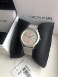  Shop Authentic Calvin Klein Minimal White Dial Silver Mesh Bracelet Watch for Women - K3M52152 - Luxxuri