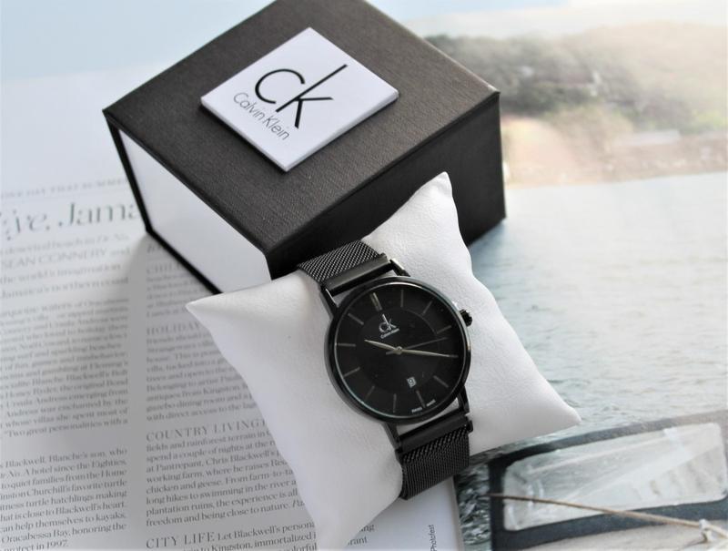  Shop Authentic Calvin Klein Minimal Black Dial Black Mesh Bracelet Watch for Men - K3M214B1 - Luxxuri