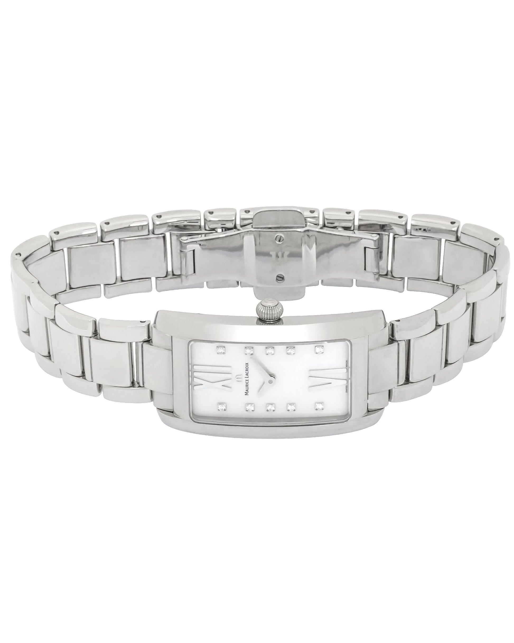 Shop Authentic Maurice Lacroix Fiaba Mother of Pearl Dial Silver Steel Strap Watch for Women - FA2164-SS002-170 - Luxxuri