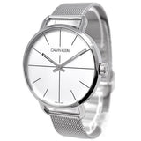  Shop Authentic Calvin Klein Even White Dial Silver Mesh Bracelet Watch for Women - K7B23126 - Luxxuri