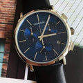  Shop Authentic Calvin Klein Chronograph Blue Dial Black Leather Strap Watch for Men - K8Q371CN - Luxxuri
