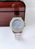  Shop Authentic Guess Crown Jewel Diamonds Blue Dial Silver Steel Strap Watch for Women - GW0410L1 - Luxxuri