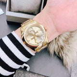  Shop Authentic Guess G-Twist Gold Dial Gold Steel Strap Watch for Women - W1082L2 - Luxxuri