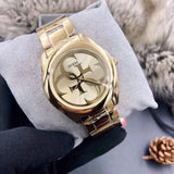  Shop Authentic Guess G-Twist Gold Dial Gold Steel Strap Watch for Women - W1082L2 - Luxxuri