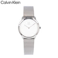  Shop Authentic Calvin Klein Minimal White Dial Silver Mesh Bracelet Watch for Women - K3M2212Y - Luxxuri