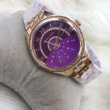  Shop Authentic Michael Kors Lauryn Pink Dial Rose Gold Steel Strap Watch for Women - MK3722 - Luxxuri
