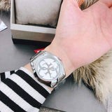  Shop Authentic Guess G-Twist Silver Dial Silver Steel Strap Watch for Women - W1082L1 - Luxxuri