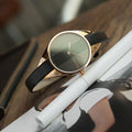  Shop Authentic Calvin Klein Rebel Black Dial Black Leather Strap Watch for Women - K8P236C1 - Luxxuri