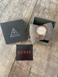  Shop Authentic Guess Enchanting Diamonds Silver Dial Two Tone Steel Strap Watch for Women - W0305L3 - Luxxuri