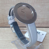  Shop Authentic Calvin Klein Chic Silver Dial White Leather Strap Watch for Women - K7N23UP8 - Luxxuri