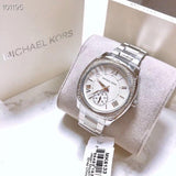  Shop Authentic Michael Kors Bryn Quartz Silver Dial Silver Steel Strap Watch For Women - MK6133 - Luxxuri