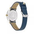  Shop Authentic Versace  V-Circle Black Dial Blue Leather Strap Watch for Men - VEBQ01419 - Luxxuri