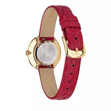  Shop Authentic Versace V-Twist Silver Dial Red Leather Strap Watch for for Women - VELS00519 - Luxxuri