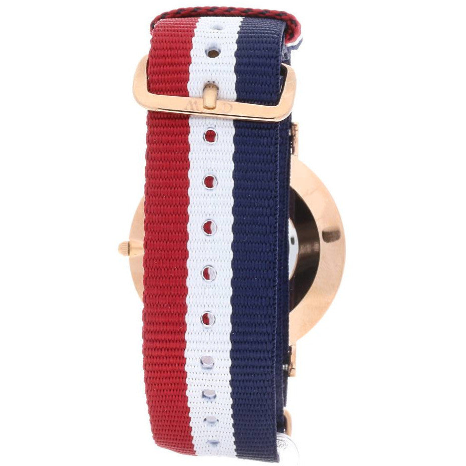  Shop Authentic Daniel Wellington Classic Cambridge White Dial Two Tone NATO Strap Watch For Men - DW00100003 - Luxxuri