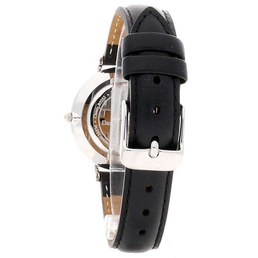  Shop Authentic Daniel Wellington Classic Petite Reading White Dial Black Leather Strap Watch For Women - DW00100185 - Luxxuri
