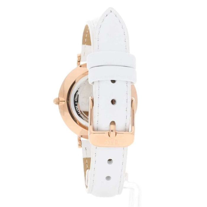  Shop Authentic Daniel Wellington Petite Bondi White Dial White Leather Strap Watch for Women - DW00100189 - Luxxuri