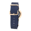  Shop Authentic Daniel Wellington Classic Bayswater White Dial Navy Blue NATO Strap Watch For Women - DW00100279 - Luxxuri