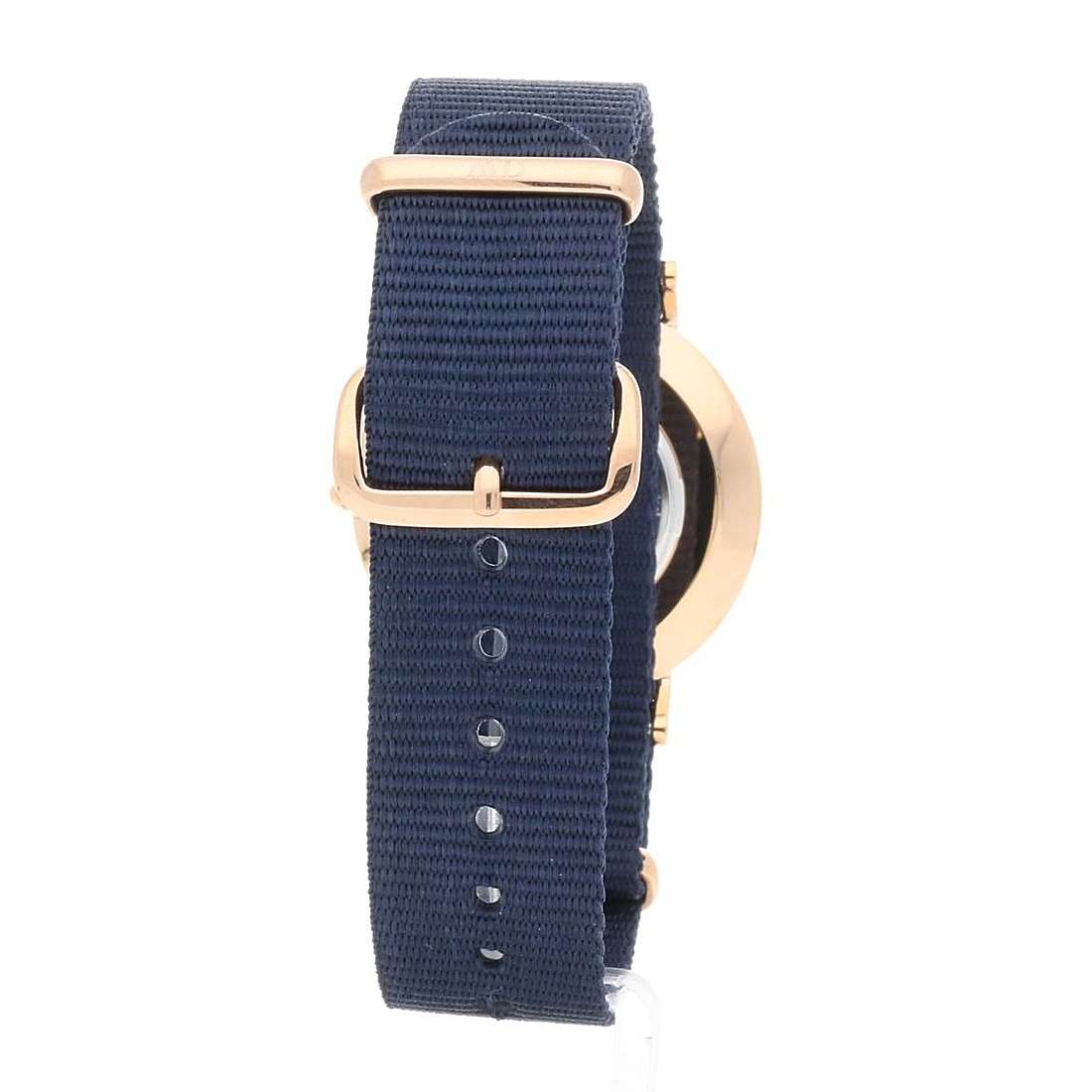  Shop Authentic Daniel Wellington Classic Bayswater White Dial Navy Blue NATO Strap Watch For Women - DW00100279 - Luxxuri