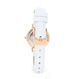  Shop Authentic Daniel Wellington Classic Petite Bondi Black Dial White Leather Strap Watch For Women - DW00100285 - Luxxuri
