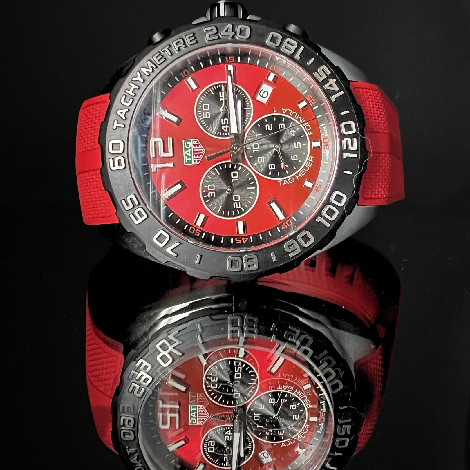 Tag Heuer Formula 1 Red Dial Watch for Men - CAZ101AN.FT8055