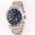  Shop Authentic Fossil Bannon Multifunction Blue Dial Silver Steel Strap Watch for Men - BQ2503 - Luxxuri