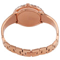 Swarovski Crystal Rose Black Dial Rose Gold Steel Strap Watch for Women - 5484050